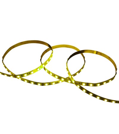 Ruban LED 24V DC 60LED/m RGB 5m IP20 Largeur 10mm Coupe tous les 10cm