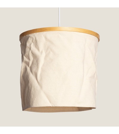 Suspension Bambou et Tissu Noah - 63416 - vue 3