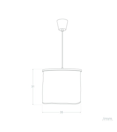 Suspension Bambou et Tissu Noah - 63416 - vue 8