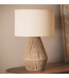 Lampe à Poser Corde Naturelle et Lin Dione - 67915 - vue 1
