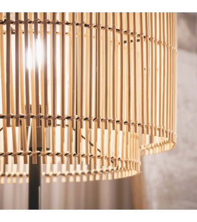 Lampadaire Métal et Bambou Ayana - 69794 - vue 9
