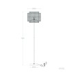 Lampadaire Métal et Bambou Ayana - 69794 - vue 10