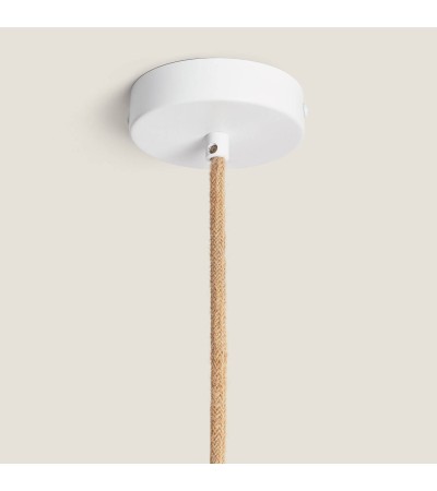 Suspension Rotin et Tissu Chulu - 70025 - vue 8