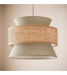 Suspension Rotin et Tissu Chulu - 70025 - vue 11