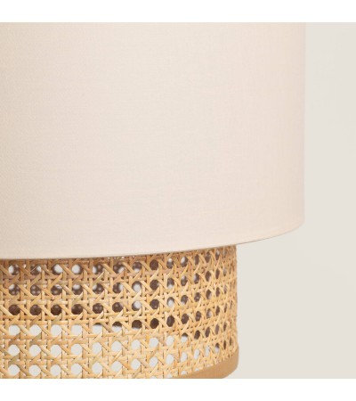 Suspension Rotin et Tissu Amaia - 70026 - vue 5