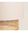 Suspension Rotin et Tissu Amaia - 70026 - vue 5