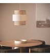 Suspension Rotin et Tissu Amaia - 70026 - vue 8
