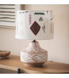 Lampe à Poser en Tissu et Céramique Agra - 70110 - vue 8