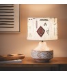 Lampe à Poser en Tissu et Céramique Agra - 70110 - vue 9