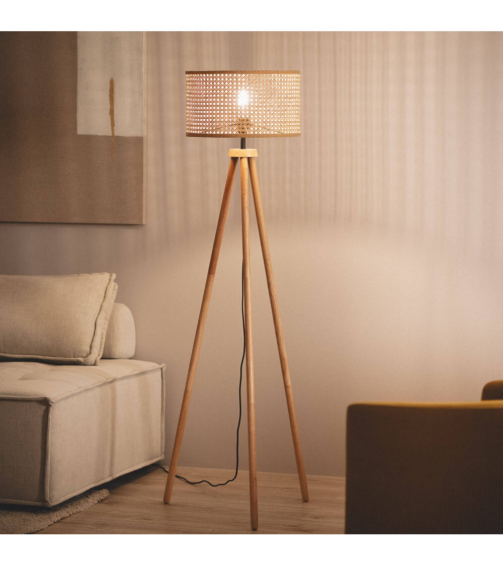 Lampadaire Rotin Adirane - 70698 - vue 1