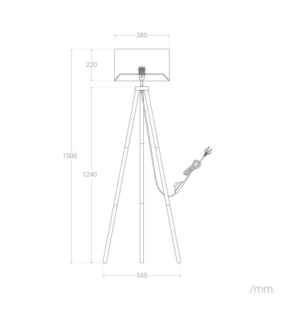 Lampadaire Rotin Adirane - 70698 - vue 7