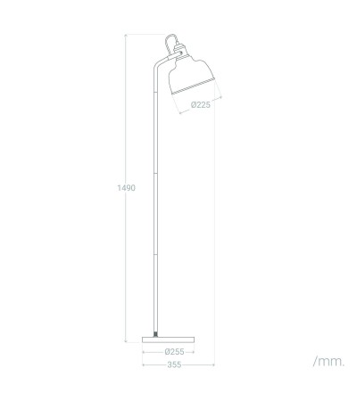 Lampadaire Métal Luise - 70869 - vue 7