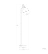 Lampadaire Métal Luise - 70869 - vue 7