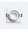 Collerette Downlight Carrée Orientable pour Ampoule LED GU10 / GU5.3 Coupe Ø 75 mm - 71166 - vue 5