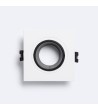 Collerette Downlight Carrée Orientable pour Ampoule LED GU10 / GU5.3 Coupe Ø 75 mm - 71166 - vue 9