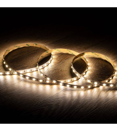Ruban LED 24V DC 60LED/m 5m IP20 Largeur 10mm CRI90 Expert Color Coupe tous les 10cm