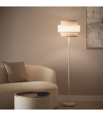 Lampadaire Métal et Tissu Amaia - 76172 - vue 4