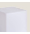 Cube LED RGBW 30cm avec Batterie Rechargeable Solaire + USB - 76203 - vue 2
