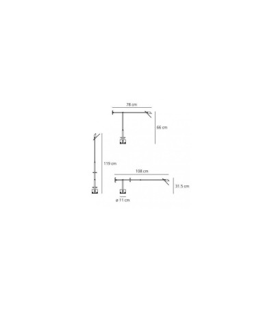 Lampe de table LED Tizio 8W ARTEMIDE - 76447 - vue 3