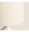 Lampe à Poser Céramique et Lin Ginger - 76924 - vue 4