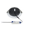 Downlight LED 60W Rond SAMSUNG Aero 130 lm/W Microprismatique LIFUD Coupe Ø 200 mm - 77850 - vue 5