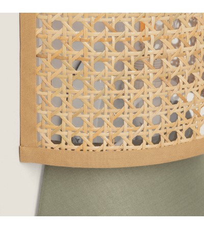 Applique Murale Rotin et Tissu Chulu - 79958 - vue 5