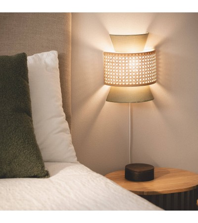 Applique Murale Rotin et Tissu Chulu - 79958 - vue 9