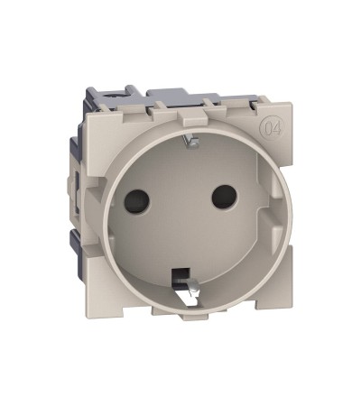 Prise Schuko 2P+T 16A 2 Modules BTicino Living Now K_4141 - 82717 - vue 7