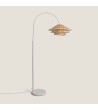 Lampadaire Métal et Bambou Ailén - 87037 - vue 3