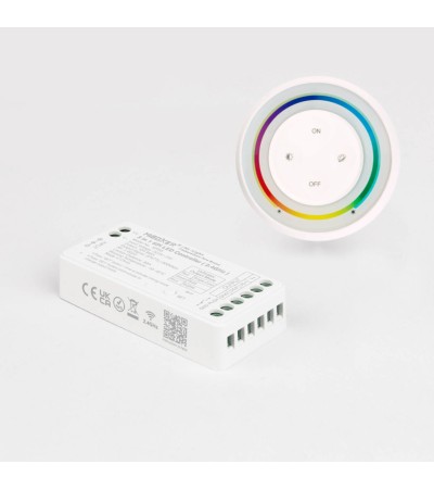 Contrôleur Variateur RGBW 12/24V DC + Télécommande RF Rainbow MiBoxer - 87359 - vue 2