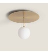 Plafonnier Métal et Verre Moonlight Brass - 91635 - vue 4