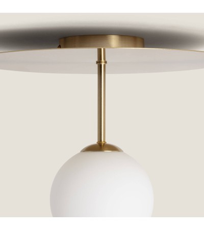 Plafonnier Métal et Verre Moonlight Brass - 91635 - vue 6