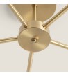 Plafonnier Métal et Verre Moonlight Brass 5 Spots - 93961 - vue 5