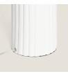 Lampe à Poser Résine et Lin Agate - 98059 - vue 8