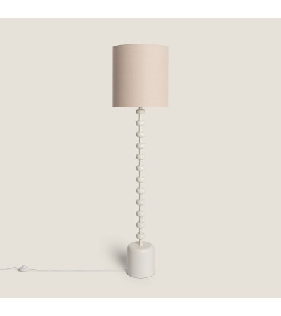 Lampadaire Métal et Lin Aimahar - 102856 - vue 3