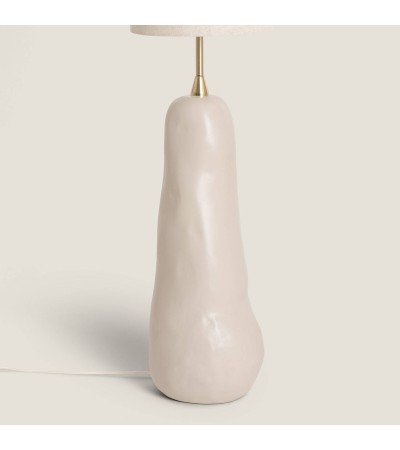 Lampe à Poser Céramique et Toile Bryony - 103548 - vue 10