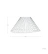 Abat-jour Suspension Papier Tressé Mikah - 103798 - vue 6