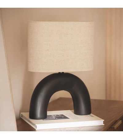 Lampe à Poser Céramique et Tissu Callie - 105827 - vue 7