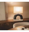 Lampe à Poser Céramique et Tissu Callie - 105827 - vue 8