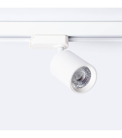 Spot LED sur Rail Monophasé 10W Mallet Dimmable Blanc
