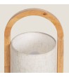 Lampe à Poser LED 1W Bois Portable avec Batterie USB Rechargeable Fragosa - 107574 - vue 8