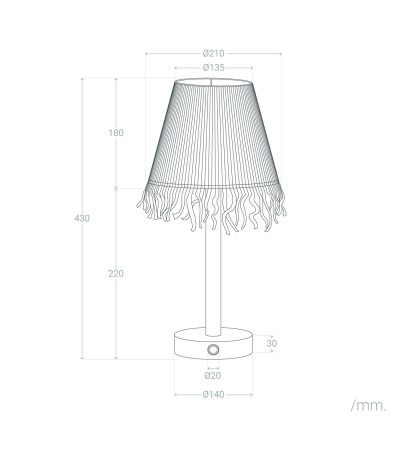 Lampe à Poser LED Bois 1W Portable avec Batterie USB Rechargeable Soure - 107577 - vue 8