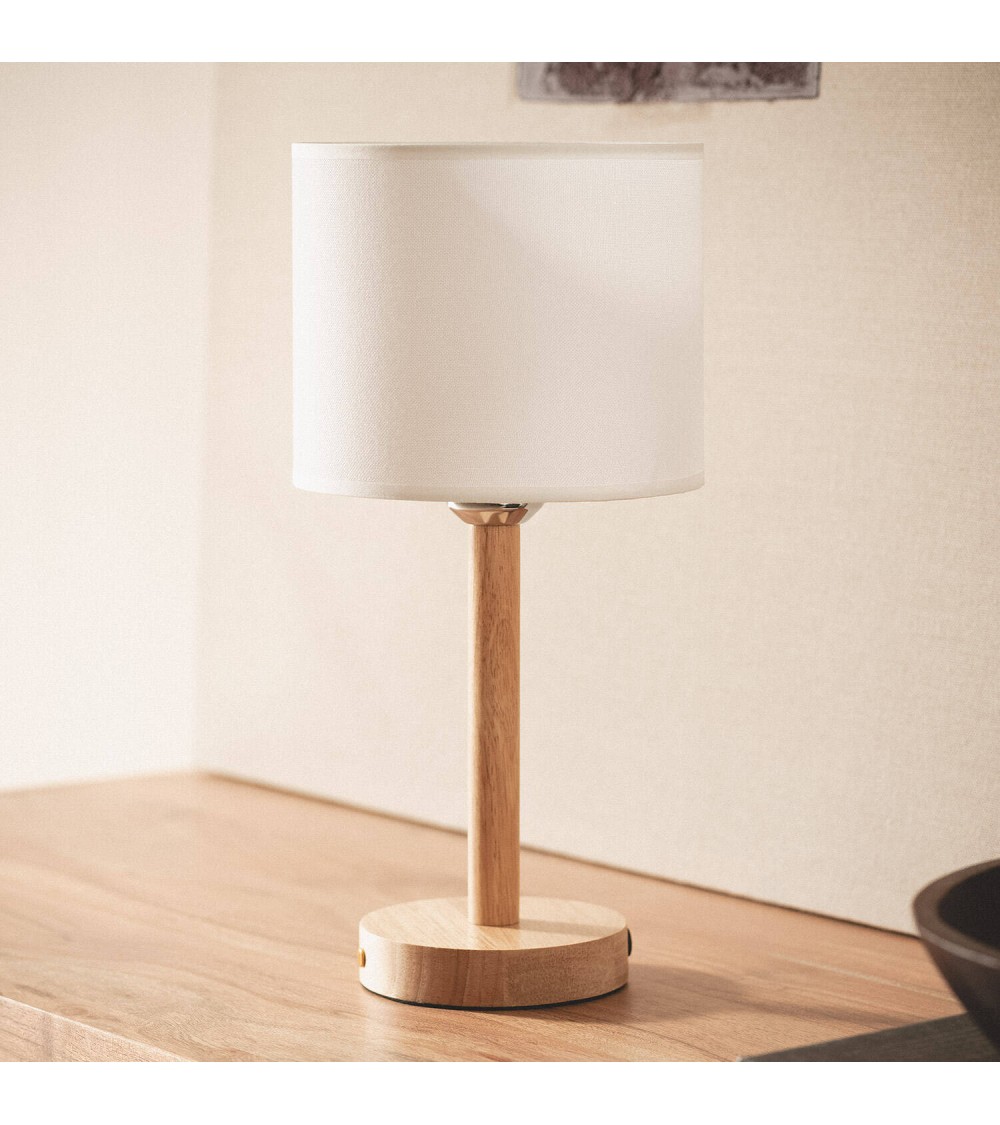 Lampe à Poser LED Bois 1W Portable avec Batterie USB Rechargeable Folgosa - 107580 - vue 1