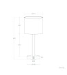 Lampe à Poser LED Bois 1W Portable avec Batterie USB Rechargeable Folgosa - 107580 - vue 8