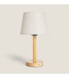 Lampe à Poser LED Bois 1W Portable avec Batterie USB Rechargeable Rowy - 107583 - vue 3