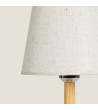 Lampe à Poser LED Bois 1W Portable avec Batterie USB Rechargeable Rowy - 107583 - vue 4