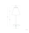 Lampe à Poser LED Bois 1W Portable avec Batterie USB Rechargeable Rowy - 107583 - vue 8