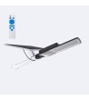 Lampadaire LED Solaire 2400 lm 120 lm/W Serbal - 108882 - vue 1