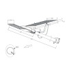Lampadaire LED Solaire 2400 lm 120 lm/W Serbal - 108882 - vue 3