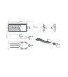 Lampadaire LED 100W Auroa avec Capteur Crépusculaire - 108889 - vue 4